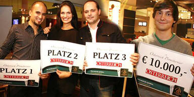 Eric Papilaya & Tanja Duhovich beim &Ouml;STERREICH-Poker-Finale im Montesino