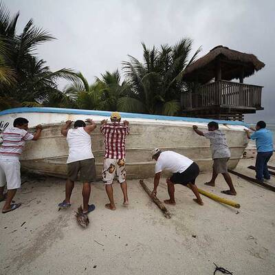 Vorbereitung auf Hurrikan 