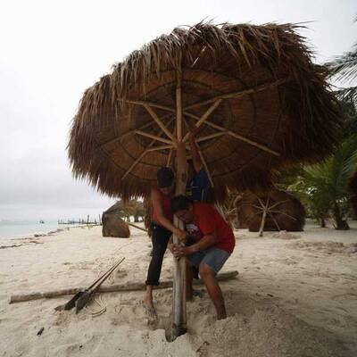 Vorbereitung auf Hurrikan 