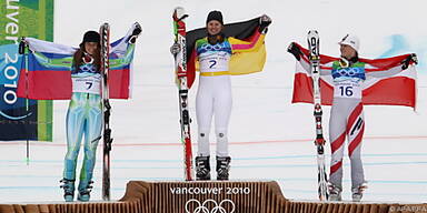 Bronze für Görgl im RTL - Rebensburg gewann