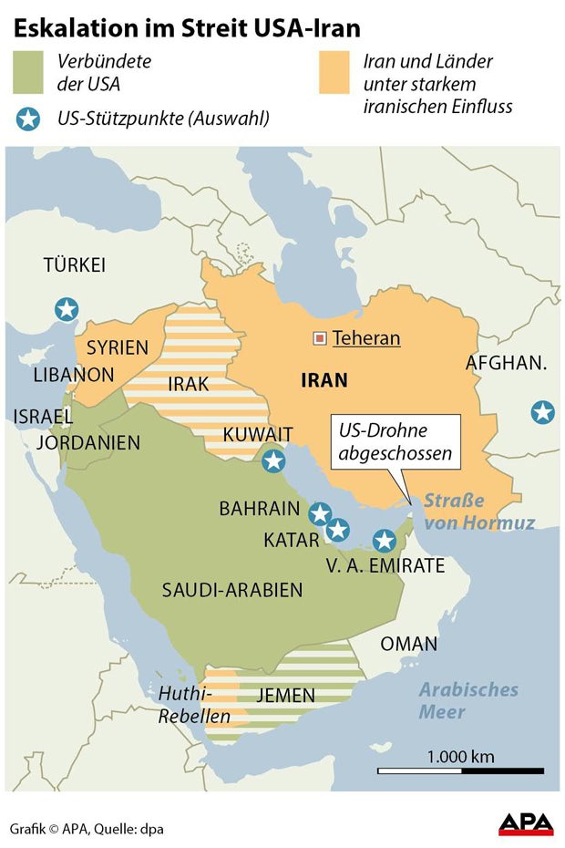Trump blies Vergeltungsangriff auf Iran in letzter Sekunde ab