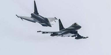 Eurofighter erstmals in Klagenfurt stationiert