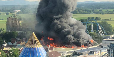 Europa-Park Gro&szlig;brand Feuer