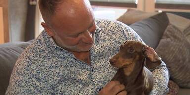 Ex-Hundef&uuml;hrer mit Dackel