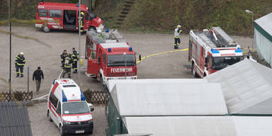Explosion Schie&szlig;stand Rettung