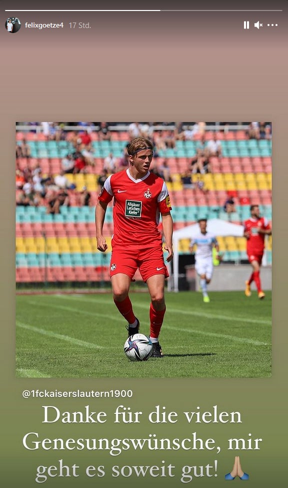 Götze-Bruder Felix auf Intensivstation