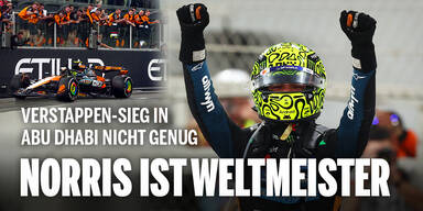 Trotz Verstappen-Sieg: Norris zittert sich zu Premieren-Titel in der Formel 1