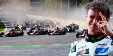 Norris holt sich in Chaos-GP die WM-F&uuml;hrung