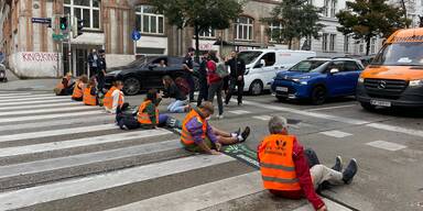 Klima-Kleber am Gürtel