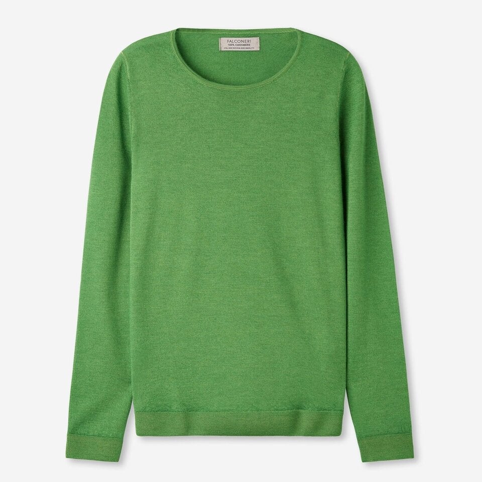 Rundhals-Pullover aus Cashmere Ultrafine, €198,-