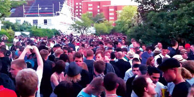 Polizei sprengt Facebook- Party