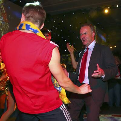 Roter Rausch in London: Die Party ging bis in die frühen Morgenstunden