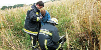Frauchen stürzte 9 Meter in Brunnen