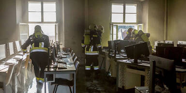 Feuer-Drama in Fachhochschule Krems