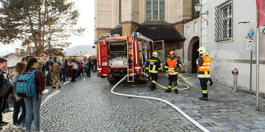 Feuer-Drama in Fachhochschule Krems