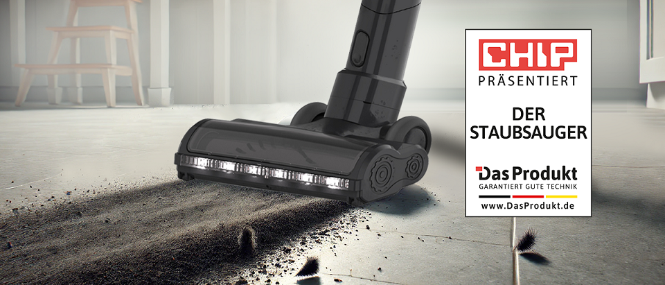 CHIP Zyklonstaubsauger in Arbeit
