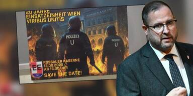 FPÖ entsetzt: Wirbel um Polizei-Plakat
