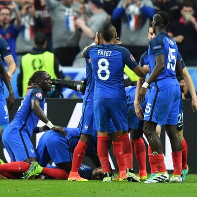 Frankreich gegen Island