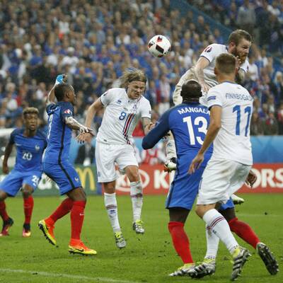 Frankreich gegen Island