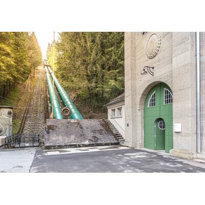 Der Bau eines der erste Speicherkraftwerke der Steiermark