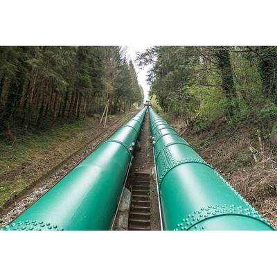 Der Bau eines der erste Speicherkraftwerke der Steiermark