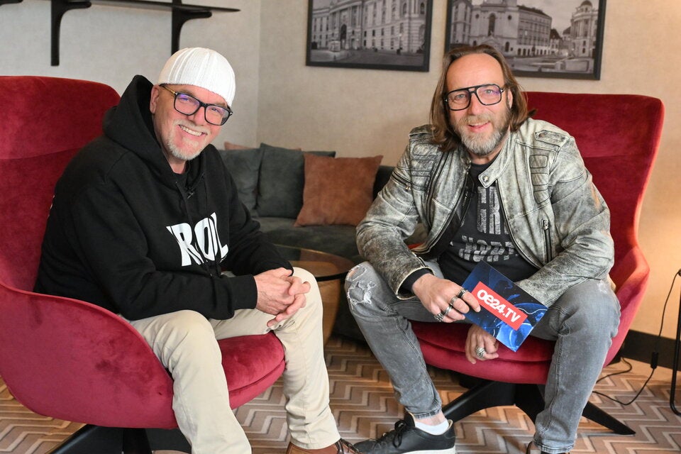 DJ Ötzi mit oe24-Reporter René Wastler