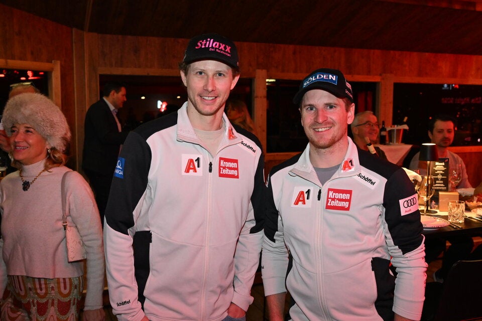 Ski-Asse Dominik Raschner und Fabio Gstrein.
