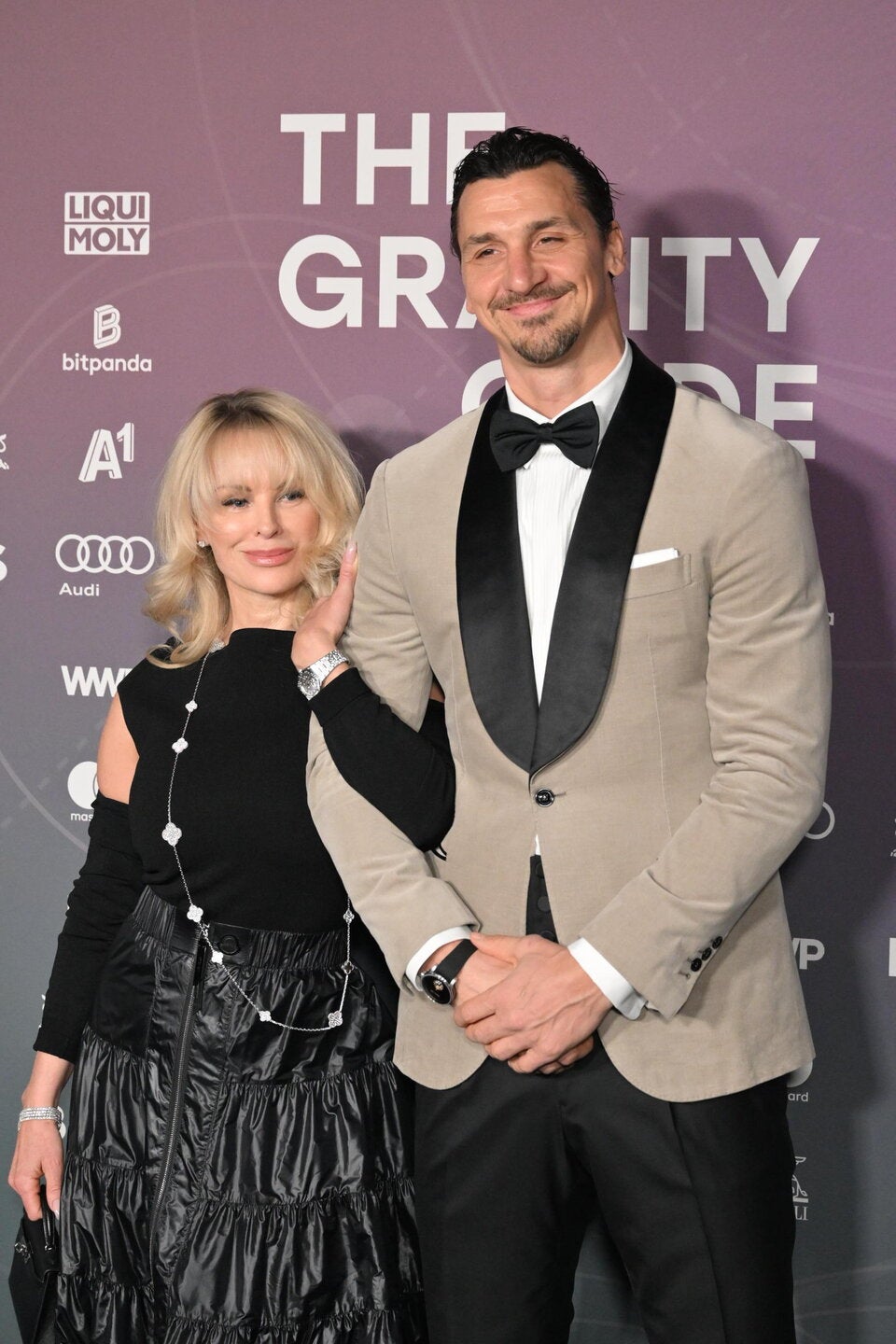 Zlatan Ibrahimovic mit Ehefrau Helena