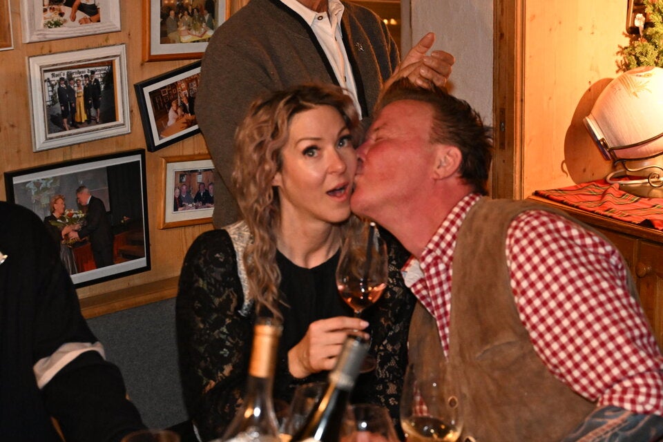 Marcus von Anhalt busselte Simone Lugner bereits ab.