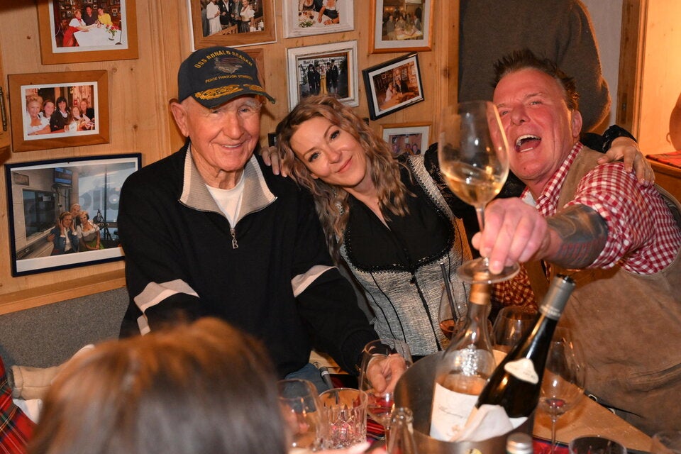 Simone Lugner hatte Spaß mit Frédéric und Marcus von Anhalt.