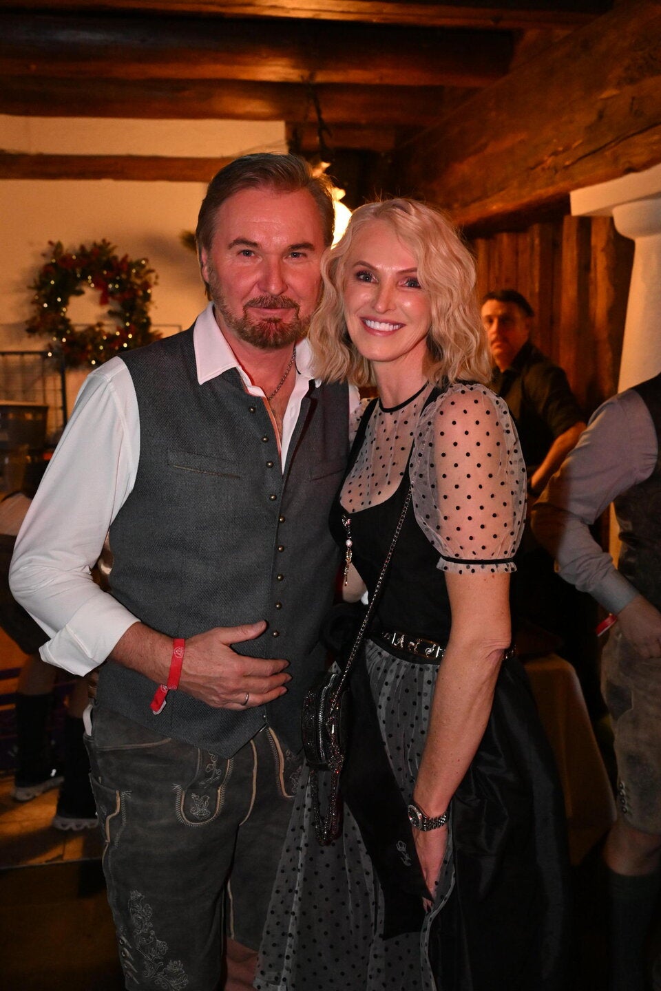 Nik P. und seine Gattin Karin. 