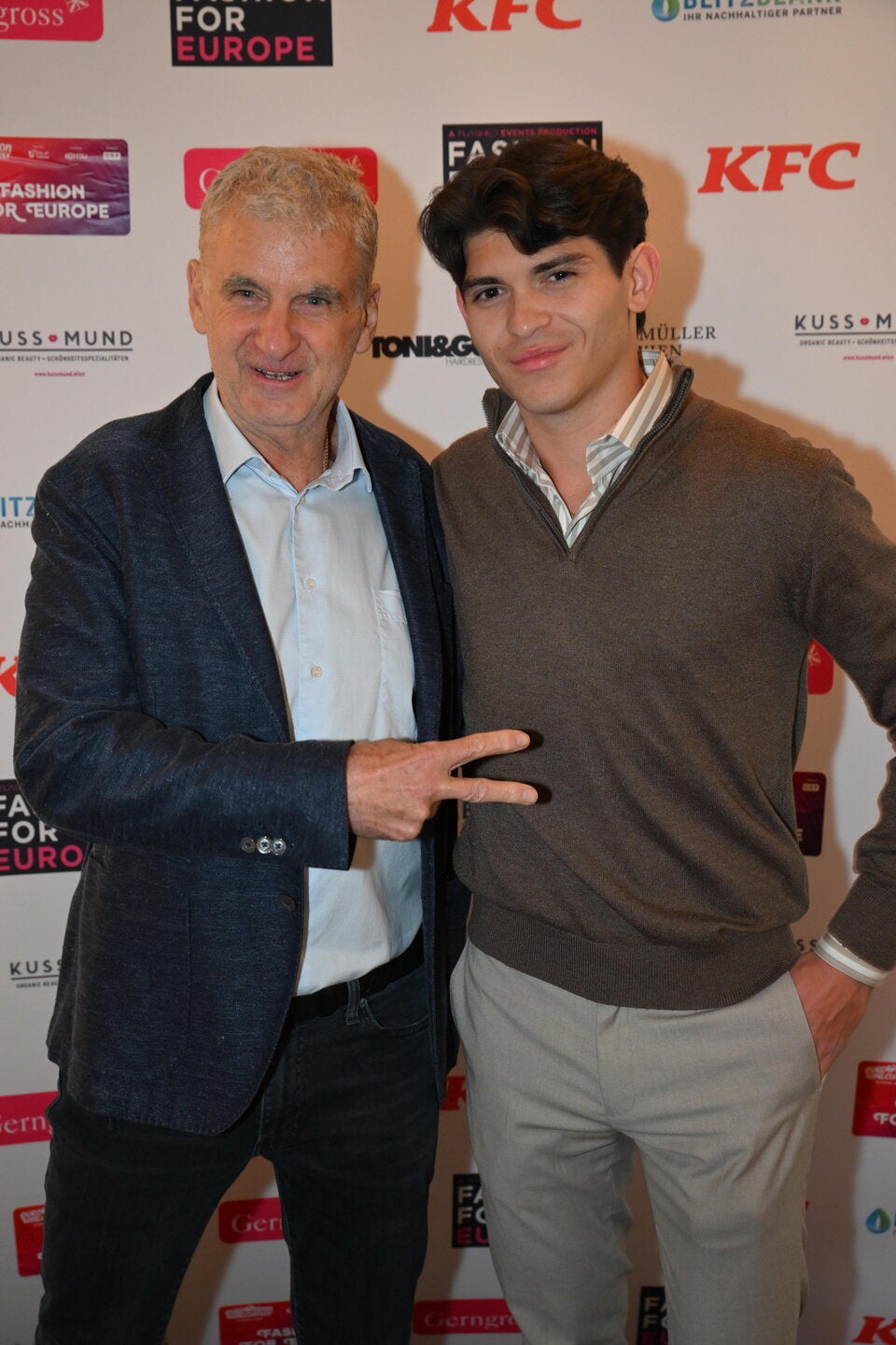 Artur Worseg (l.) war dabei.