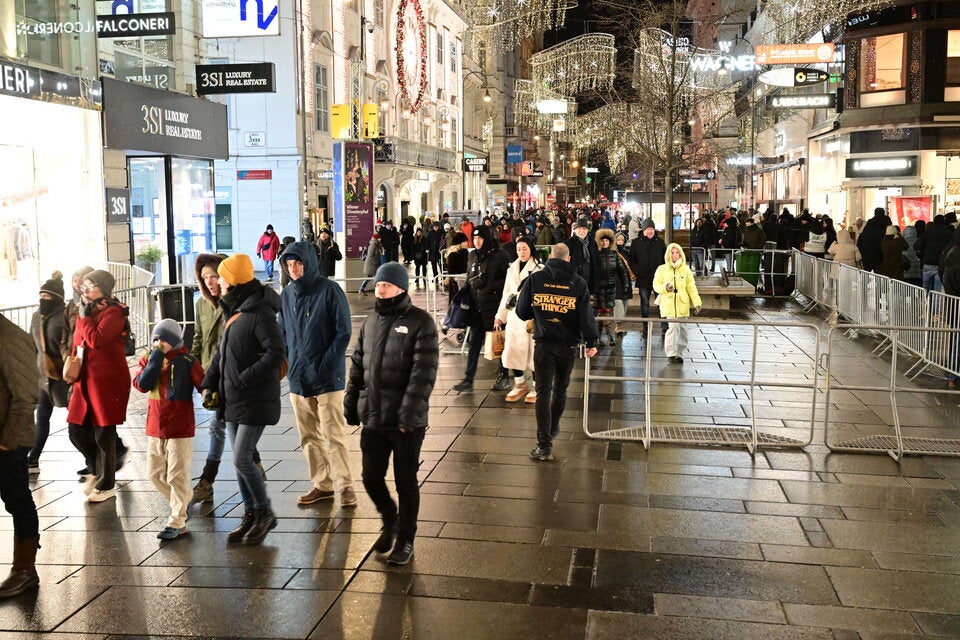 Eisiger Silvester-Pfad: 250.000 Wiener feierten friedlich