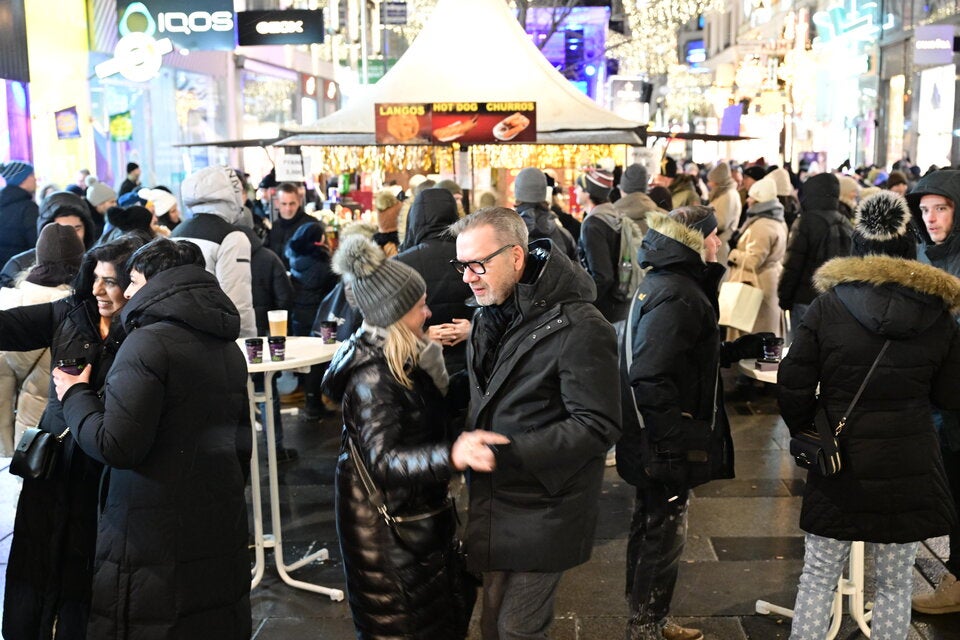 Eisiger Silvester-Pfad: 250.000 Wiener feierten friedlich