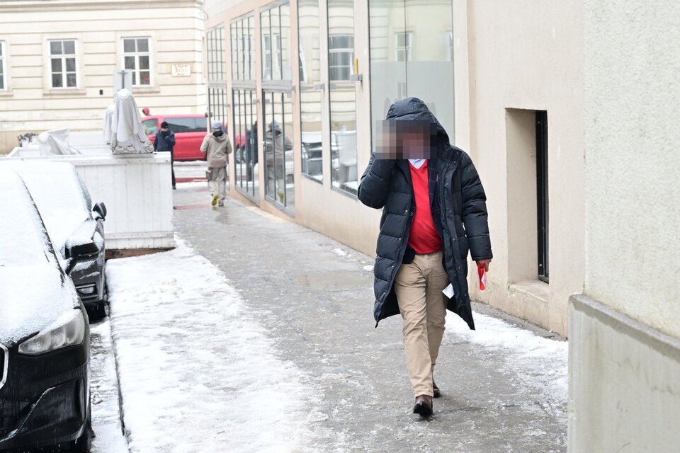 Klirrende Kälte - Glatteis in ganz Wien. 