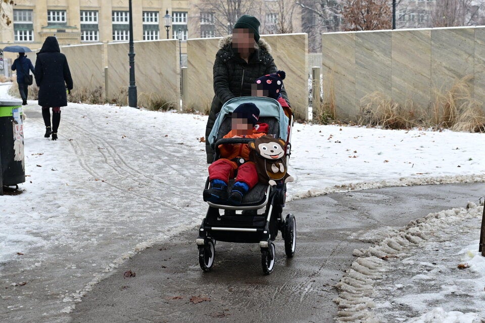 Klirrende Kälte - Glatteis in ganz Wien.