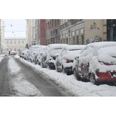 Schnee-Chaos in Wien 