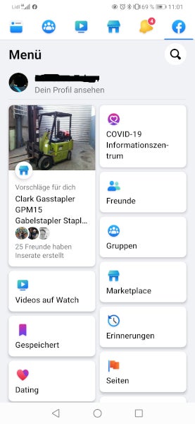 Facebook-App erstrahlt im völlig neuen Look