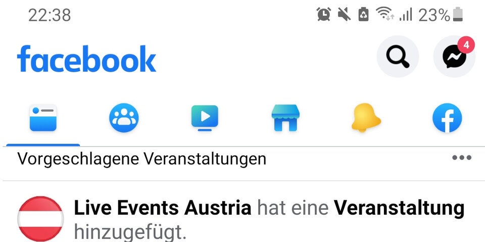 Facebook-App erstrahlt im völlig neuen Look