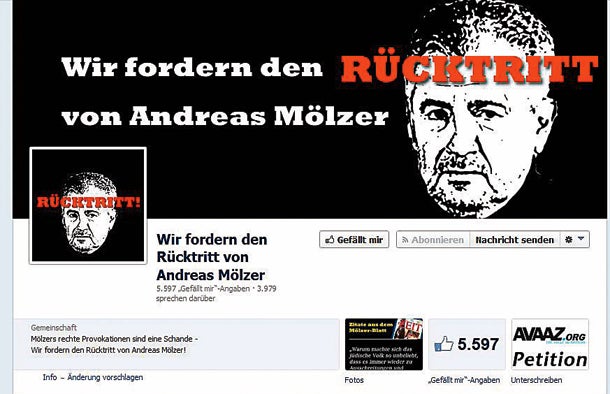 Mölzer wird zum Buhmann