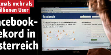 Erstmals über 2 Mio. Facebook-Nutzer