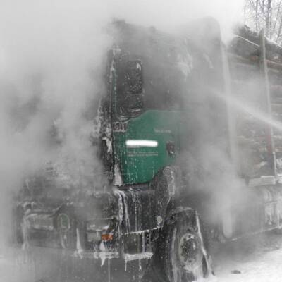 Die Feuerwehr Bernstein war im Großeinsatz