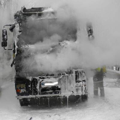 Die Feuerwehr Bernstein war im Großeinsatz