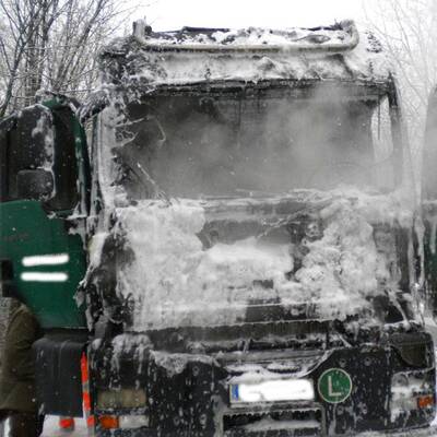 Die Feuerwehr Bernstein war im Großeinsatz
