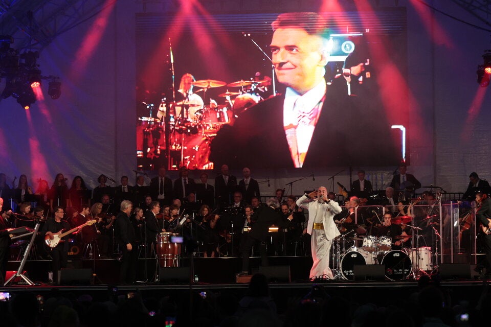 Tourstart für Falco: als Video-Show mit der Original-Band