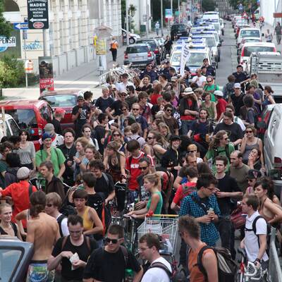 Demonstration gegen WEF-Gipfel