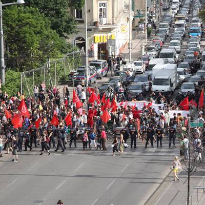 Demonstration gegen WEF-Gipfel