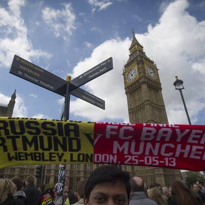 CL-Finale: Deutsche Fans erobern London