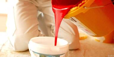 Farbreste eignen sich f&uuml;r Ausbesserungsarbeiten