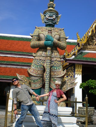 Fashionistas im Royal Palace